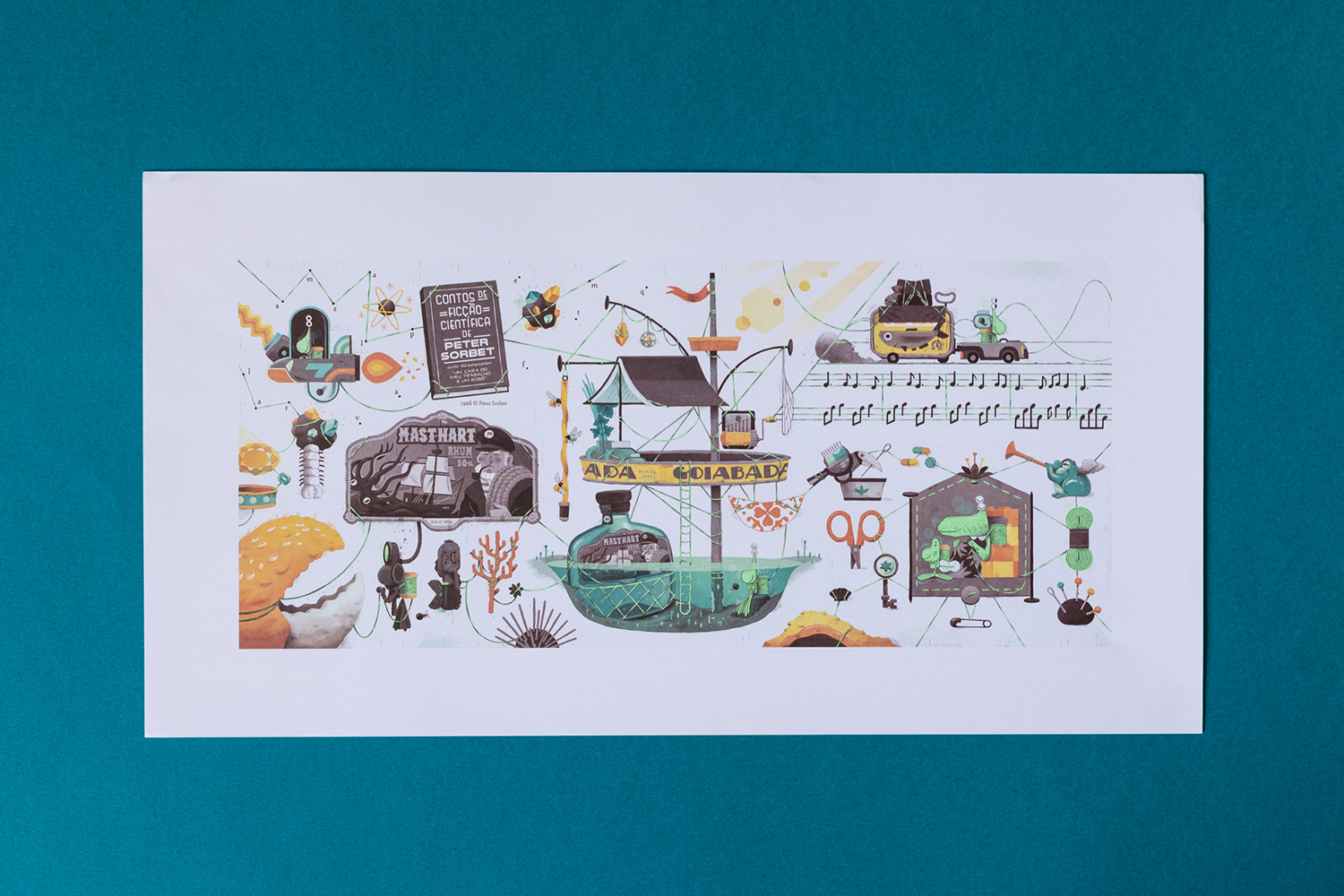 Bacuri na parede - poça